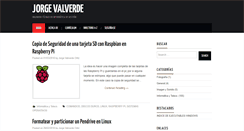 Desktop Screenshot of jorgevalverde.com
