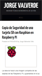 Mobile Screenshot of jorgevalverde.com